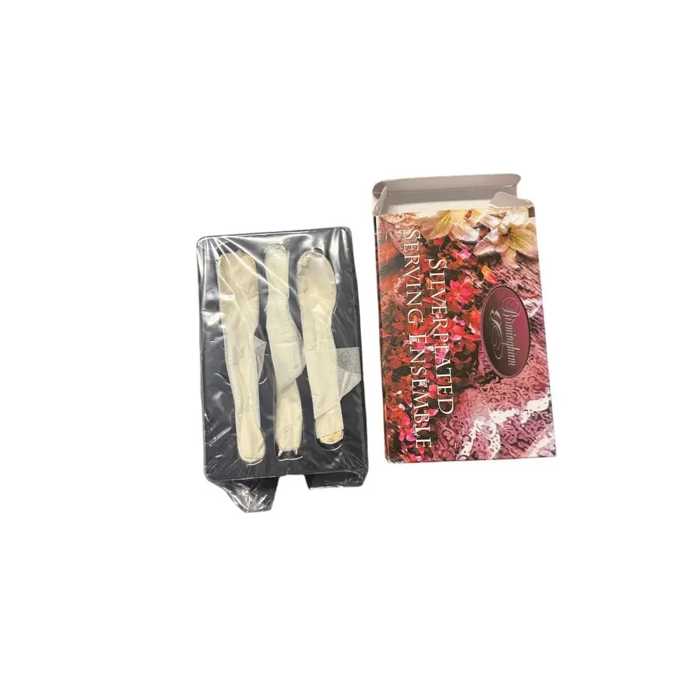 Birmingham Silver Plated Serving Ensembles (set Of 3)